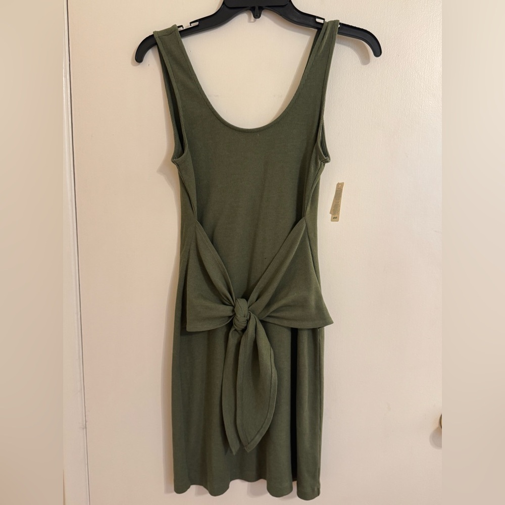 Aerie Tie-front Ribbed Sleeveless Dress